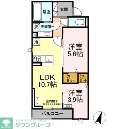 D-ROOM松木の物件間取画像